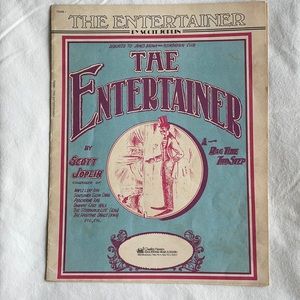 The Entertainer Scott Joplin Sheet Music Ragtime